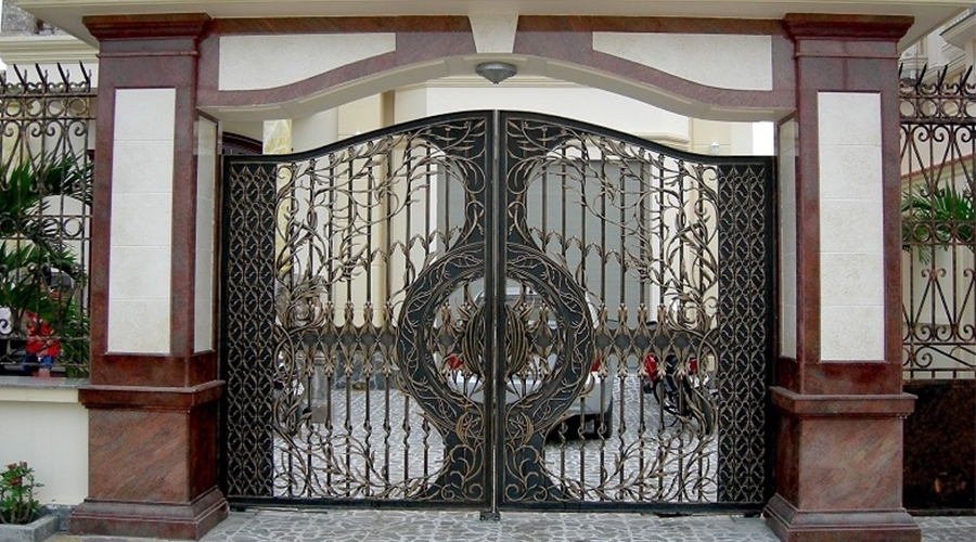 Yên tâm với công nghệ thi công cửa cổng sắt sơn tĩnh điện Quy Nhơn